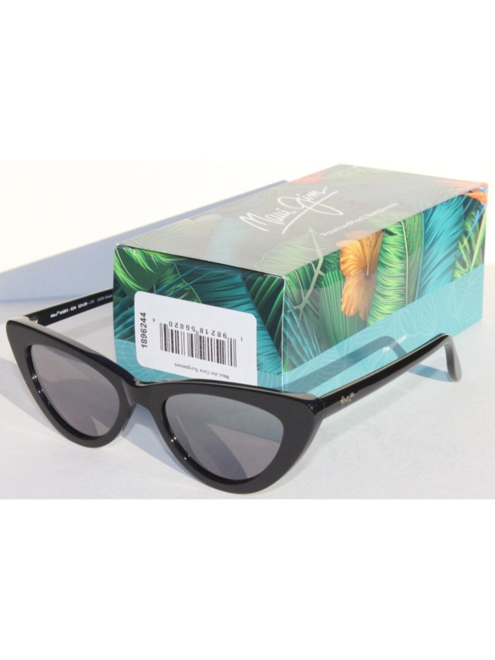 MAUI JIM Lychee POLARIZED Womens Sunglasses DSB891-02A Black/Silver NEW - Picture 2 of 10